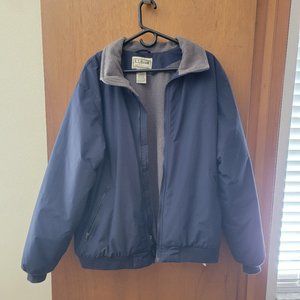 LL BEAN Jacket Coat Nylon Fleece